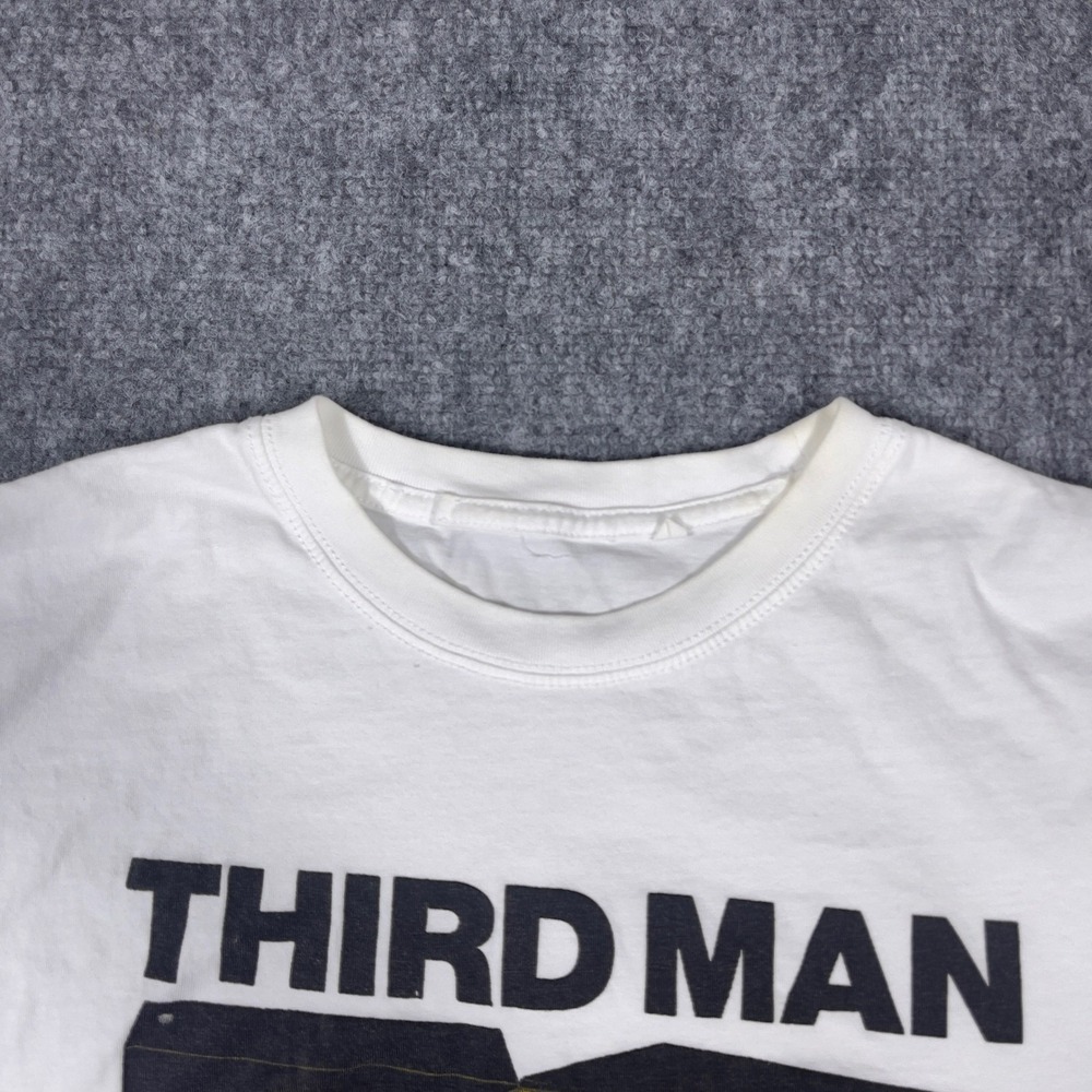 Third Man Records Graphic T-Shirt Mens Medium White Speaker Print Jack White - Picture 6 of 6